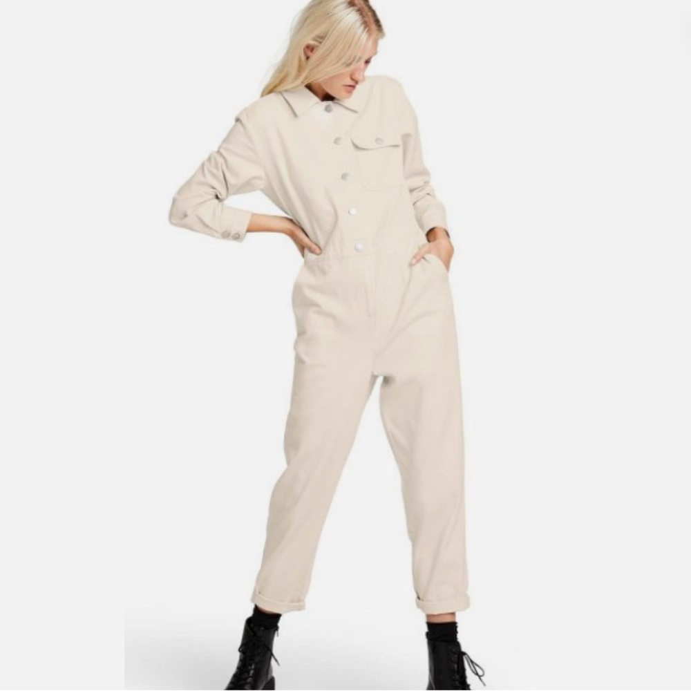 Cream jumpsuit!